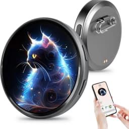 Anime E-Badge Display Pin Dynamic Electronic Badge Anime Merchandise Digital Display Badge Dynamic Gift For Otaku Fans Friends
