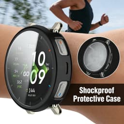 Screen Protector Case for Amazfit Active 3 Premium, Soft TPU Plated Bumper All-Around Watch Protective Shell