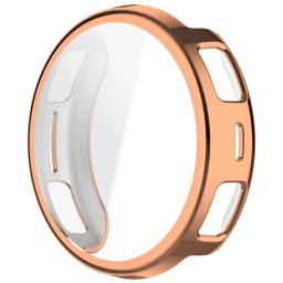 Screen Protector Case for Amazfit Active 3 Premium, Soft TPU Plated Bumper All-Around Watch Protective Shell