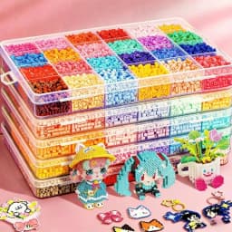 2.6mm 96 Colors Hama Beads DIY Craft Toys 3D Puzzle Iron Beads Creative Handmade Materials