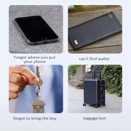 Lenovo Mini GPS Tracker Bluetooth 5.4 Anti-Lost Device For IOS Android for Pet Kids Bag Wallet Tracking Finder Locator Air Tag