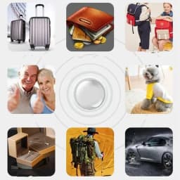 Lenovo Mini GPS Tracker Bluetooth 5.4 Anti-Lost Device For IOS Android for Pet Kids Bag Wallet Tracking Finder Locator Air Tag