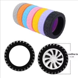 8pcs Silicone Reduce Noise Trolley Box Casters Cover Suitcase Wheels Protection Travel Luggage Caster Shoes