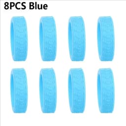 8pcs Silicone Reduce Noise Trolley Box Casters Cover Suitcase Wheels Protection Travel Luggage Caster Shoes