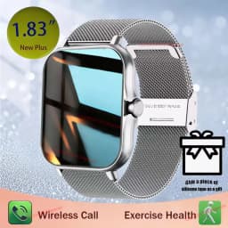 1.83'' Sports Smart Watch Fitness Clock Health Monitor Waterproof Smartwatch Wireless Call Watches Men Women Android Ios Ht30