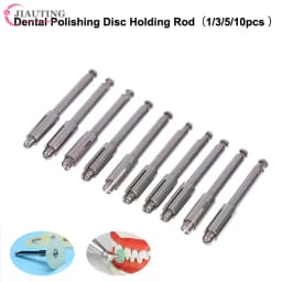 1/3/5/10pcs Dental Polishing Disc Holder Mandrel For Flexi Disc Stainless Steel Ra Shank Tool Fit Polishing Disk Dental Lab