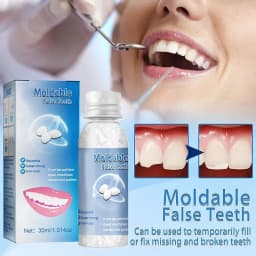 5-100g Moldable False Teeth Tooth Repair Granules Tooth Beads Temporary Filling For Rooth Broken Tooth Repair Kit Thermal Fit