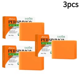 Persimmon Soap Bar Persimmon Extract For Men and Women Gentle on All Skin Types Deodorizing Soap Fruit Handmade Shower Soap