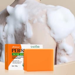 Persimmon Soap Bar Persimmon Extract For Men and Women Gentle on All Skin Types Deodorizing Soap Fruit Handmade Shower Soap