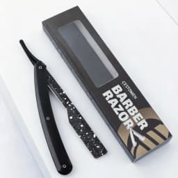 1Pc New Pro Slide Out Straight Razors Manual Barber Hair Removal Knife Holder Blades For Men Stainless Steel Beard Shaving Tools