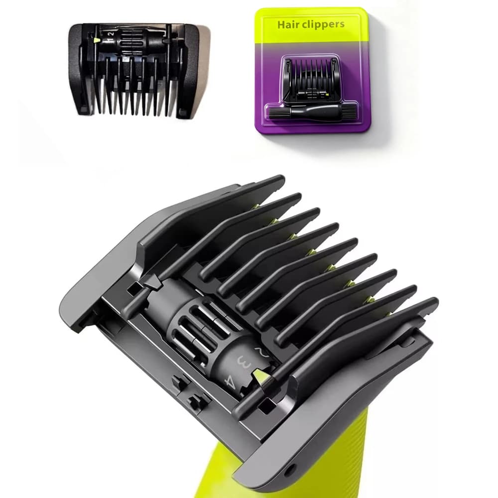 OneBlade 5 in 1 Guard Guide Comb Beard Trimmer 1-5mm Adjustable Combs for One Blade QP2520 QP2530 QP2620 QP2630 QP2724 QP2834