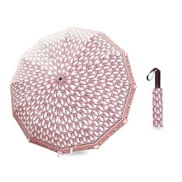 CH Monogram Full Print Portable Folding Umbrella Everyday Sun Protection UV Protection Dual Use For Sun And Rain