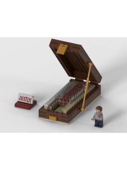 MOC 194pcs Dexter Morgan's Trophies Box nan Perfect Birthday Party Favorite DIY Building Blocks for Kids Christmas Gift Toys