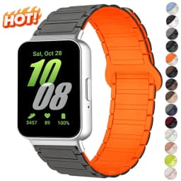 Magnetic Strap for Samsung Galaxy Fit 3 Sport Silicone Watch Band for Samsung Galaxy Fit3 Accessories Correa Men Women Bracelet
