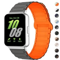Magnetic Strap for Samsung Galaxy Fit 3 Sport Silicone Watch Band for Samsung Galaxy Fit3 Accessories Correa Men Women Bracelet