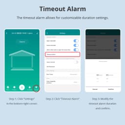 Zemismart Zigbee Smart Garage Door Controller Mini Inline Switch Gate Opener Timeout Alarm Work with Tuya Smart Life App