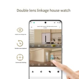 Xiaomi Smart Dual Lens Camera PTZ C300 360° AI Detection 3 Million Pixels Full Color Night Vision WiFi6 Home Security Mijia