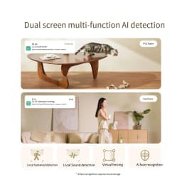 Xiaomi Smart Dual Lens Camera PTZ C300 360° AI Detection 3 Million Pixels Full Color Night Vision WiFi6 Home Security Mijia