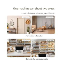 Xiaomi Smart Dual Lens Camera PTZ C300 360° AI Detection 3 Million Pixels Full Color Night Vision WiFi6 Home Security Mijia