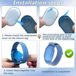 For Xiaomi Tag Kids Wristband Protective Case For Xiaomi Tag GPS Tracker Holder Nylon Bracelet Adjustable Anti Lost Watch Band