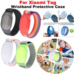 For Xiaomi Tag Kids Wristband Protective Case For Xiaomi Tag GPS Tracker Holder Nylon Bracelet Adjustable Anti Lost Watch Band