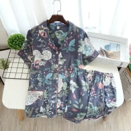 Spring / Summer New 100% Viscose Long-sleeved Trousers Ladies Pajamas Suit 3XL Plus Size Long Sleepwear Women's Home Nightwear