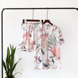 Spring / Summer New 100% Viscose Long-sleeved Trousers Ladies Pajamas Suit 3XL Plus Size Long Sleepwear Women's Home Nightwear