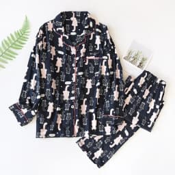 Spring / Summer New 100% Viscose Long-sleeved Trousers Ladies Pajamas Suit 3XL Plus Size Long Sleepwear Women's Home Nightwear