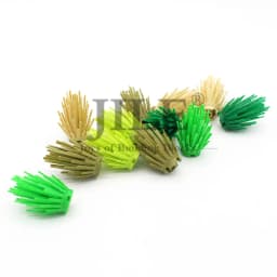 10pcs Moc Plant Prickly Bush 2x2x4 Building Blocks 6064 Garden Grass DIY Bricks Compatible with City Street View Scene Toys