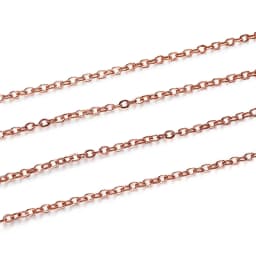 5 M/Lot Gold/Bronze Plated Necklace Chain For Jewelry Making Findings DIY Necklace Chains Materials Handmade Supplies