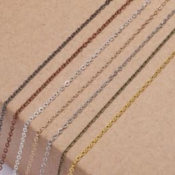 5 M/Lot Gold/Bronze Plated Necklace Chain For Jewelry Making Findings DIY Necklace Chains Materials Handmade Supplies