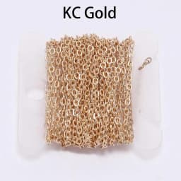 5 M/Lot Gold/Bronze Plated Necklace Chain For Jewelry Making Findings DIY Necklace Chains Materials Handmade Supplies