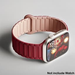 Silicone Strap for Apple Watch 46mm 42mm 49 45mm 41mm 44 40mm Magnetic Band for IWatch Ultra 4/3/2 Series 12 11 10 9 8 7 6 SE 5