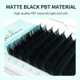 NATUHANA 16Rows B C CC D Eyelash Extensions Individual False Cilio Natural Soft Mink Lashes High Quality Matte Fake Eyelashes