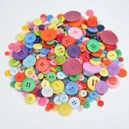50g Mix Size Mix Color Plastic Buttons Lot for Sewing Scrapbooking and DIY Handmade Craft with Different Color and Style