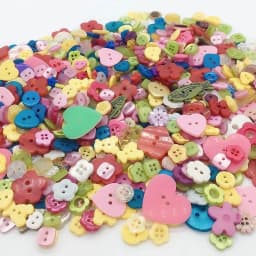 50g Mix Size Mix Color Plastic Buttons Lot for Sewing Scrapbooking and DIY Handmade Craft with Different Color and Style