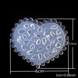 SNASAN Tiny Beads Flower Bear Leaf Shell Dolphin Beauty Nail Art Resin Silicone Mould DIY Tool UV Epoxy Resin Box Silicone Mold