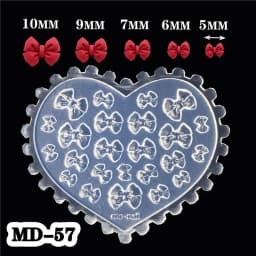 SNASAN Tiny Beads Flower Bear Leaf Shell Dolphin Beauty Nail Art Resin Silicone Mould DIY Tool UV Epoxy Resin Box Silicone Mold