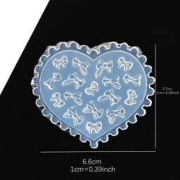 SNASAN Tiny Beads Flower Bear Leaf Shell Dolphin Beauty Nail Art Resin Silicone Mould DIY Tool UV Epoxy Resin Box Silicone Mold