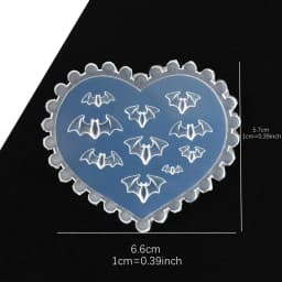 SNASAN Tiny Beads Flower Bear Leaf Shell Dolphin Beauty Nail Art Resin Silicone Mould DIY Tool UV Epoxy Resin Box Silicone Mold