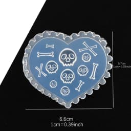 SNASAN Tiny Beads Flower Bear Leaf Shell Dolphin Beauty Nail Art Resin Silicone Mould DIY Tool UV Epoxy Resin Box Silicone Mold