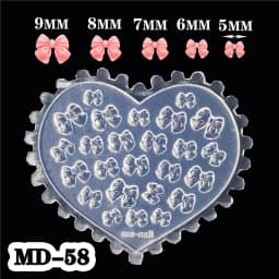 SNASAN Tiny Beads Flower Bear Leaf Shell Dolphin Beauty Nail Art Resin Silicone Mould DIY Tool UV Epoxy Resin Box Silicone Mold