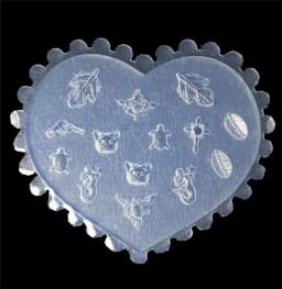 SNASAN Tiny Beads Flower Bear Leaf Shell Dolphin Beauty Nail Art Resin Silicone Mould DIY Tool UV Epoxy Resin Box Silicone Mold
