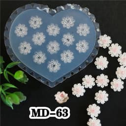 SNASAN Tiny Beads Flower Bear Leaf Shell Dolphin Beauty Nail Art Resin Silicone Mould DIY Tool UV Epoxy Resin Box Silicone Mold