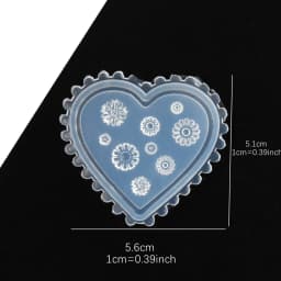 SNASAN Tiny Beads Flower Bear Leaf Shell Dolphin Beauty Nail Art Resin Silicone Mould DIY Tool UV Epoxy Resin Box Silicone Mold