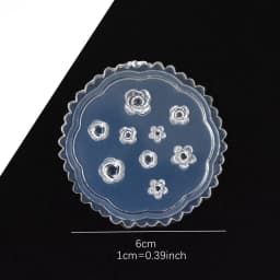 SNASAN Tiny Beads Flower Bear Leaf Shell Dolphin Beauty Nail Art Resin Silicone Mould DIY Tool UV Epoxy Resin Box Silicone Mold