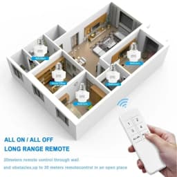 Tuya WIiFi BL E27 Socket Smart Lamp Holder Base Light Bulbs Adapter Kitchen Bedroom Light Switch Voice Control Alexa Google Home