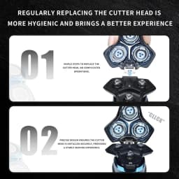 SH71 Replacement Head Compatible For Philips Shavers Series S5000 (S5XXX),S7000 (S7XXX)
