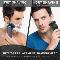 SH71 Replacement Head Compatible For Philips Shavers Series S5000 (S5XXX),S7000 (S7XXX)