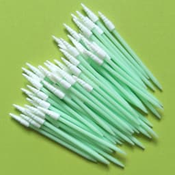 100Pcs Small Pointed Tips Cloth Head Cleaning Swab Lint Dust Free Sticks For PCB Board Electronics Small Area Camera Optica